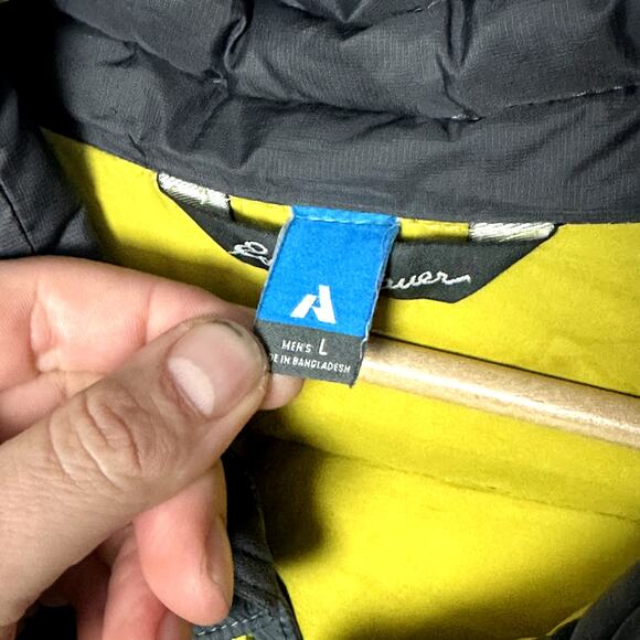 Eddie Bauer Down Filled Puffer Jacket Size Large Climbing Hiking - Picture 6 of 7